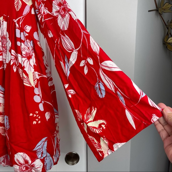 Free People Ob815445 red top - Picture 3 of 6